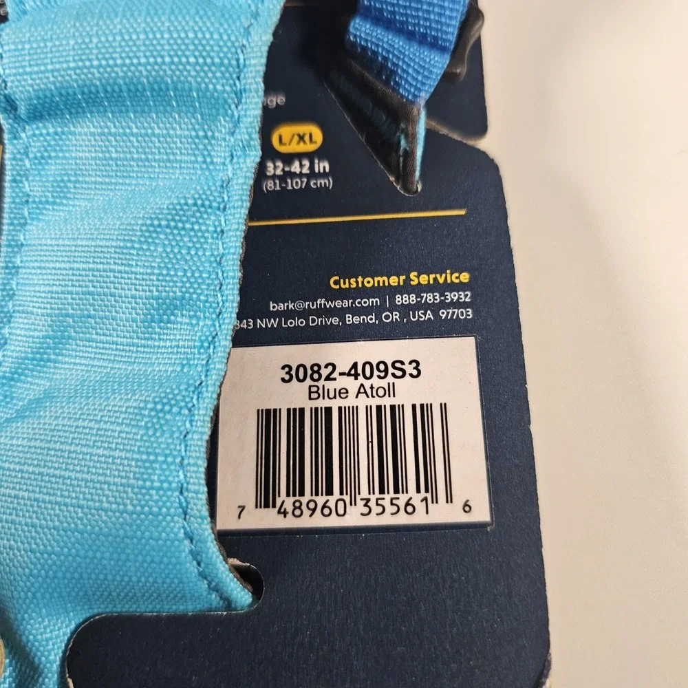 Ruffwear Hi & Light Dog Harness XXXS Blue Atoll 9-13